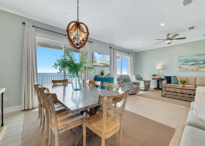 Pineapple Paradise By Gsvr - Stunning Beachfront Escape With Heated Pool - Free Activities And Golf * Gulf Shores